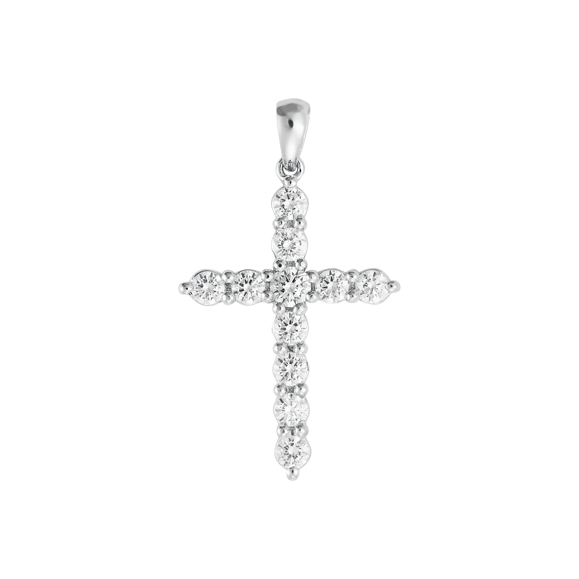 Keepers Cross - 1.50ct Diamond Cross Necklace - Alicia J Diamonds